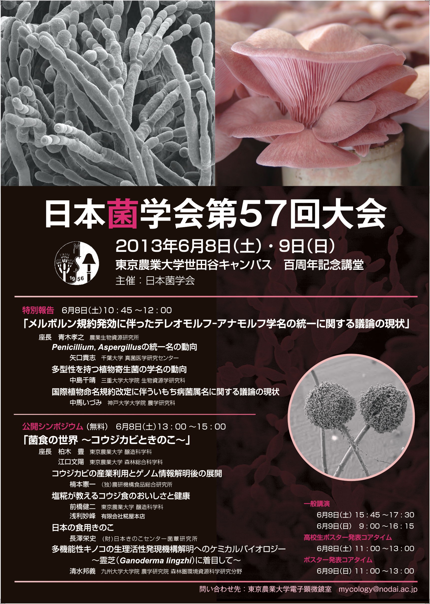 2013年度日本菌学会年次大会
